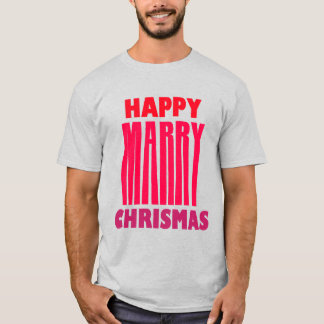 T-shirt Joyeux mariage de noël