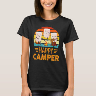 T-shirt Joyeux Marshmallow Camper Cute Pour Femmes Hommes