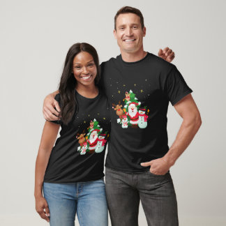 T-shirt Joyeux Matchs : Chemise jumelle de Noël Couples