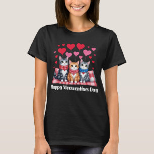 T-shirt Joyeux Meowentine's Day Amoureux des chats de la S