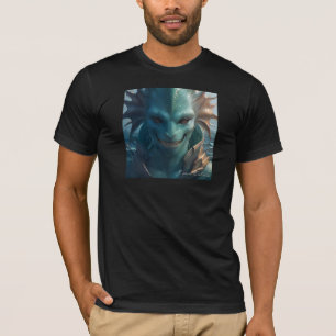 T-shirt Joyeux Merman par Juan Cabana
