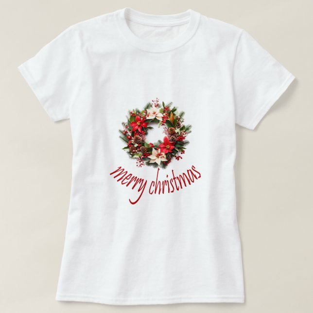 T-shirt joyeux noël (Design devant)