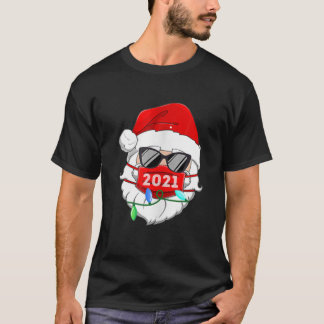 T-shirt Joyeux Noël 2021 Père Noël lunettes de soleil Matc