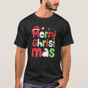 T-shirt Joyeux Noël 2021 Rouge Vert Vert clair Xm