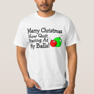 T-shirt Joyeux Noël aucun regarder stoppé fixement mes