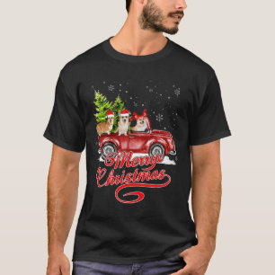 T-shirt Joyeux Noël Corgi Chiens Amateurs Père Noël Reinde