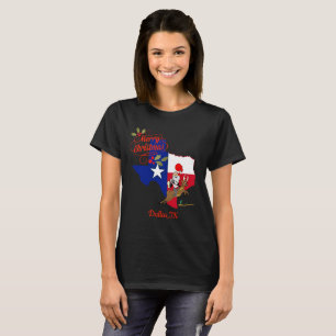 T-shirt Joyeux Noël Dallas Texas