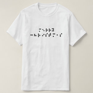 T-shirt Joyeux Noël dans le braille