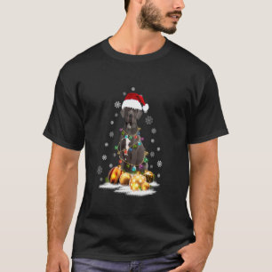 T-shirt Joyeux Noël de Chien Danse Père Noël Reindee