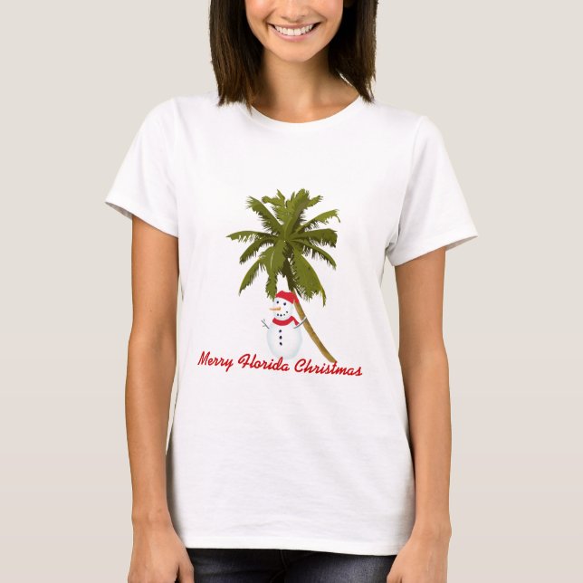 T-shirt Joyeux Noël de la Floride (Devant)