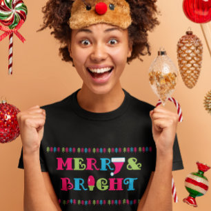 T-shirt Joyeux Noël de la Pâque chaude et vive