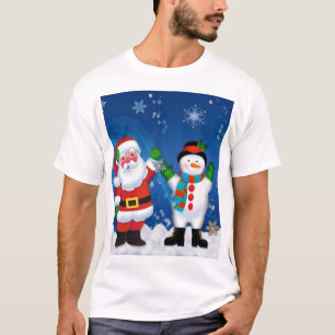 T-shirt Joyeux Noël et Snowman