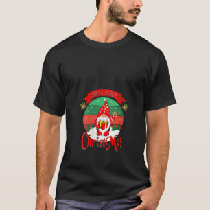 T-shirt Joyeux Noël femmes Père Noël Gnome de jardin Xm