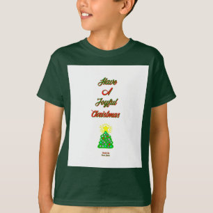 T-shirt Joyeux Noël Garçons Deep Forest Basic T Shirt