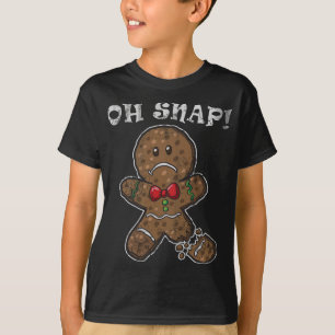 T-shirt Joyeux Noël Gingerbread Homme Oh Snap