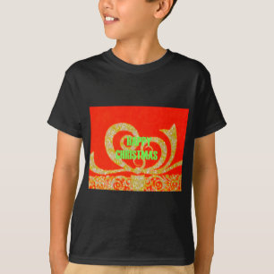 T-shirt Joyeux Noël Golden Red Snowflex.jpg
