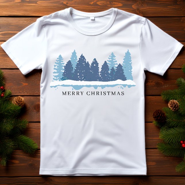 T-shirt Joyeux Noël hiver Arbre (Créateur téléchargé)