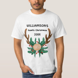 T-shirt Joyeux Noël Le Père Noël dit personnalisé