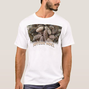 T-shirt Joyeux Noel Noël Pine Cône de Noël
