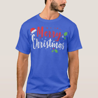 T-shirt Joyeux Noël Noël vêtements d'hiver famille et enfa