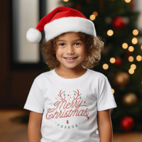 Joyeux Noël Nom de famille Reindeer Holiday