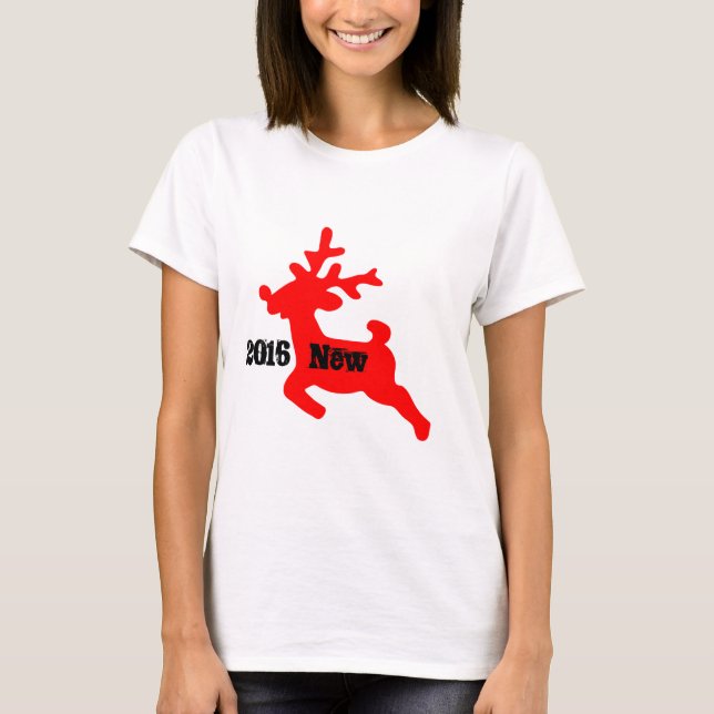 T-shirt Joyeux Noël. Nous vous souhaitons un Joyeux Noël, (Devant)