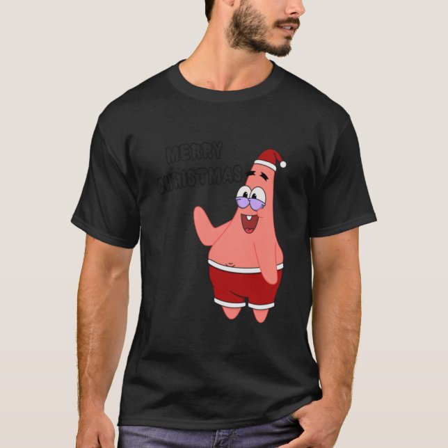 T-shirt Joyeux Noël Patrick Star (Devant)
