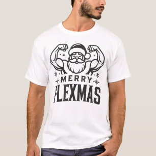 T-shirt Joyeux Noël Père Noël Christmas Gym