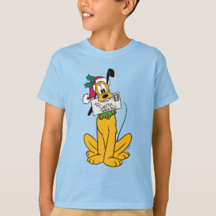 T-shirt Joyeux Noël   Pluto Santa Claus