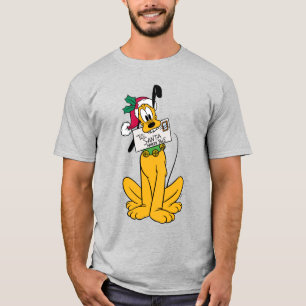 T-shirt Joyeux Noël   Pluto Santa Claus