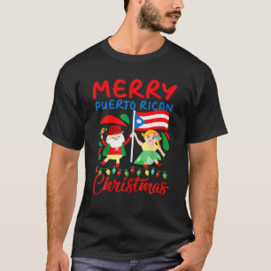 T-shirt Joyeux Noël porto-ricain Porto Rico