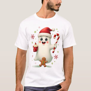 T-shirt Joyeux Noël Pour Cadeau Fantôme de Noël