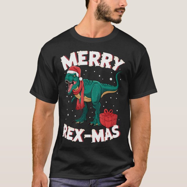 T-shirt Joyeux Noël Rex-Mas (Devant)