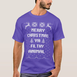 T-shirt Joyeux Noël sale bête vintage