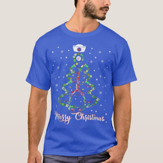 T-shirt Joyeux Noël Stethoscope NICU Infirmière Noël T