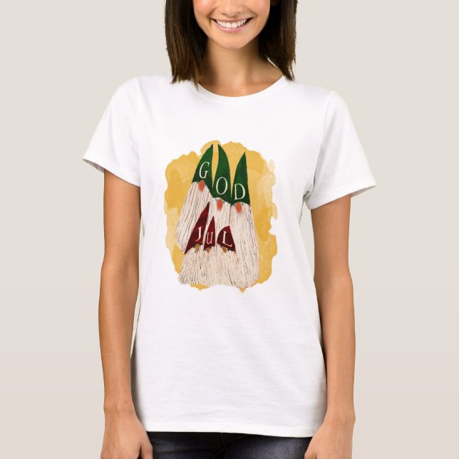 T-shirt Joyeux Noël suédois (Devant)