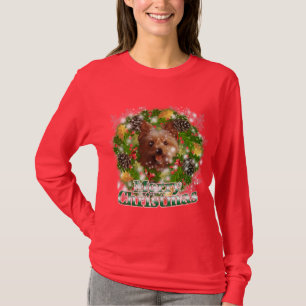 T-shirt Joyeux Noël Yorkie