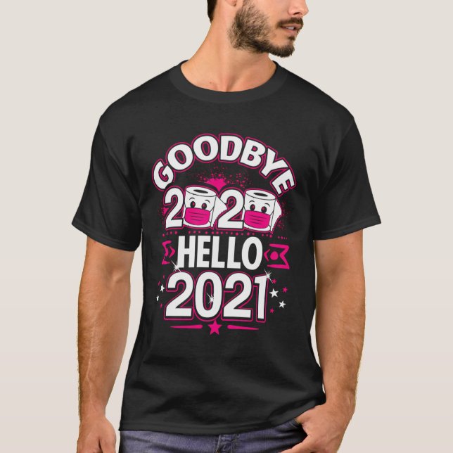 T-shirt Joyeux Nouvel An 2021 Adieu 2020 Drôle cadeaux de  (Devant)