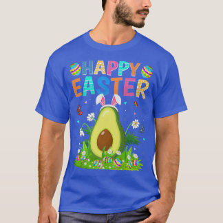 T-shirt Joyeux oeuf de lapin de Pâques Drôle Avocado diman