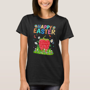 T-shirt Joyeux oeuf de lapin de Pâques Funny Framboise Pâq
