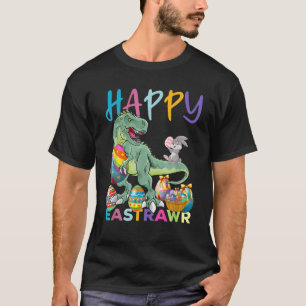 T-shirt Joyeux Oeuf lapin de Pâques de Trex Dinosaure de 