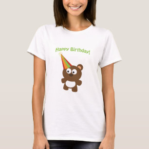 T-shirt Joyeux Ours d'anniversaire