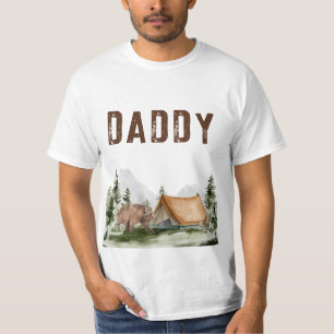 T-shirt Joyeux Ours de la forêt de Camper Mountain Birthda