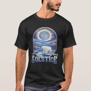 T-shirt Joyeux Ours polaire Yule Solstice hiver