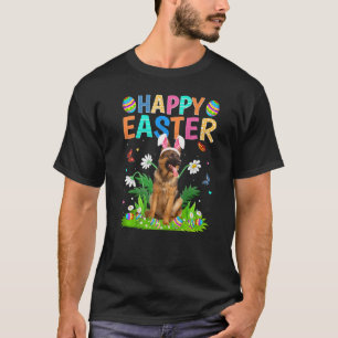 T-shirt Joyeux Pâques drôle Chien berger allemand Pâques S