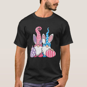 T-shirt Joyeux Pâques drôle Gnome Lapin Lapin Oeufs de lap
