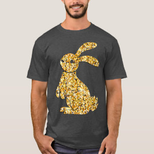 T-shirt Joyeux Pâques, Lapin D'Or