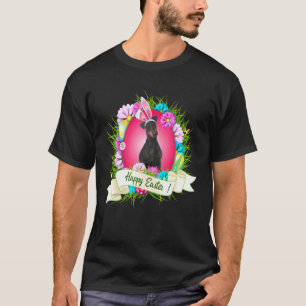 T-shirt Joyeux Pâques Manchester Terrier portant Bunny Ear