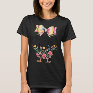 T-shirt Joyeux Pâques Poussins Œufs Mignons Joyeux Jour de