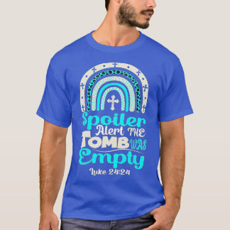 T-shirt Joyeux Pâques Rainbow Leopard Spoiler Alerte Tomb 